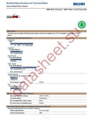 9409 060U500 datasheet  